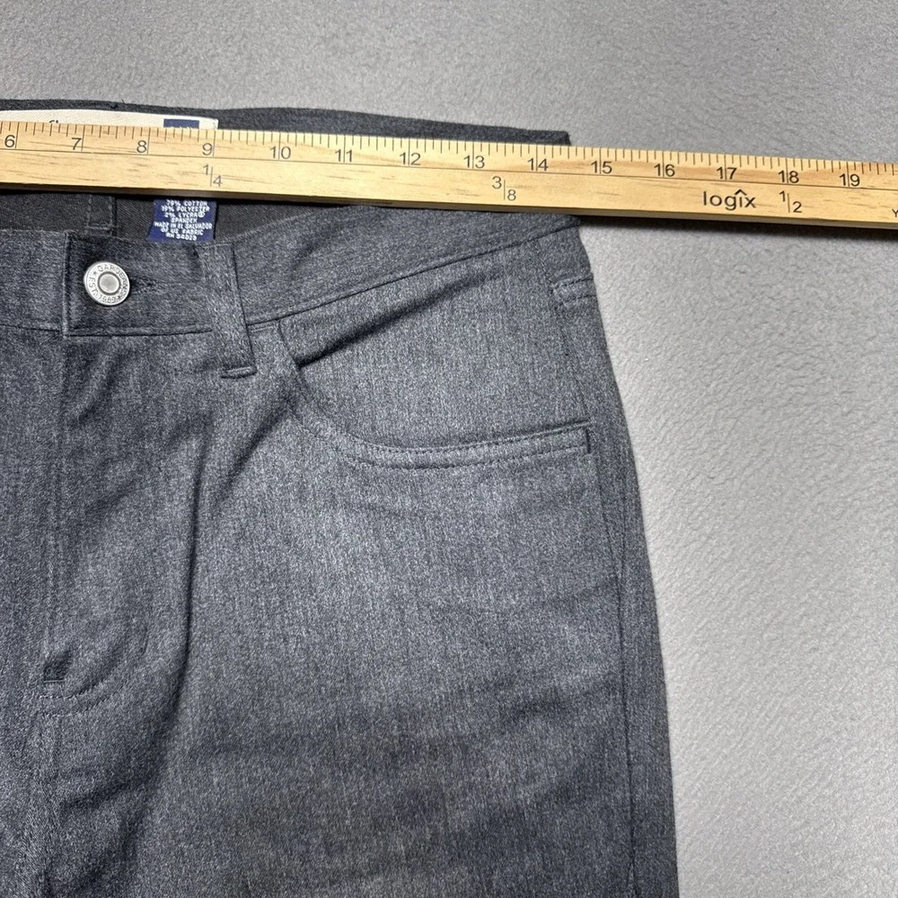 Gap Flare Stretch Pants Womens Size 6 (28x31) Gray Neutral Minimal Career Preppy